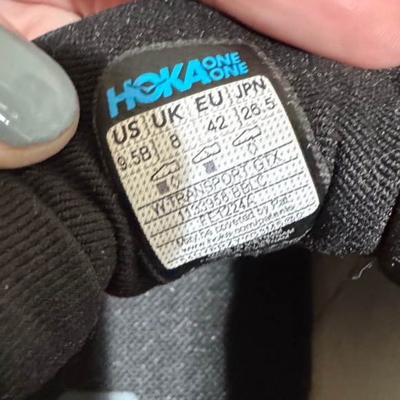 Hoka Black Gore-Tex Running Shoes womens 9.5B - Picture 2 of 8